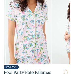 Pool Party Polo Pajama Set